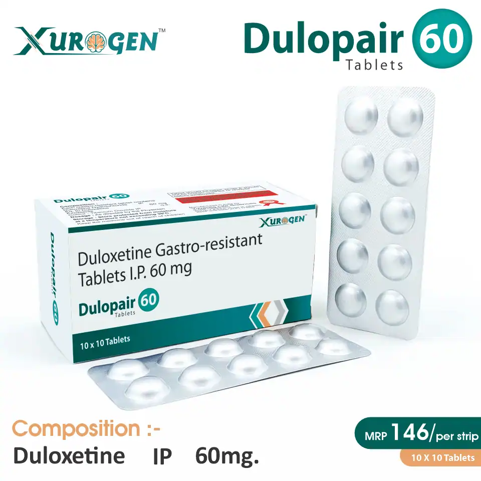 Duloxetine 60mg Tablet at Best Price in PCD Medical Pharma for Depression & Anxiety Treatment